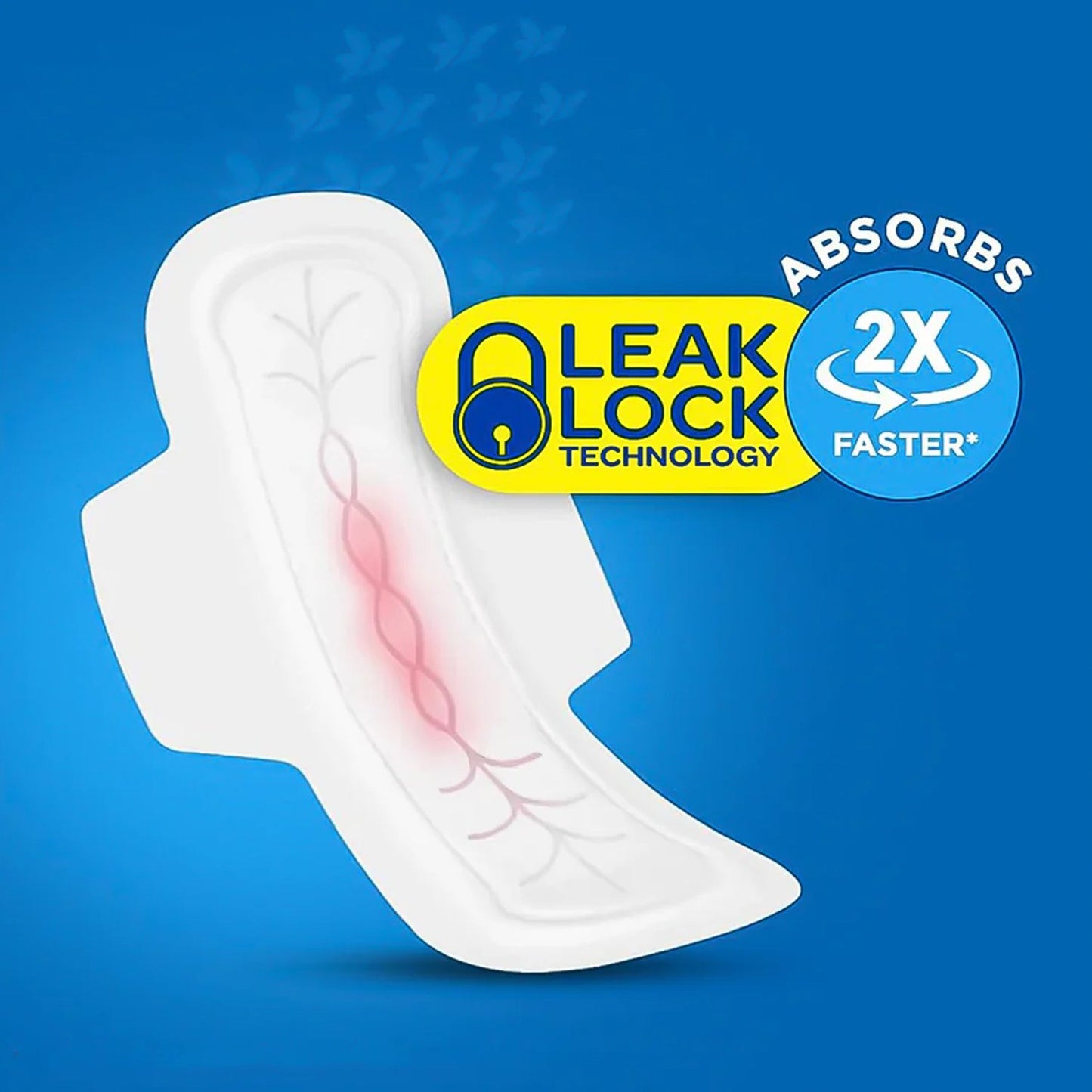 Beautiful Basics Blue Lady Extra Long Pads With Wides Wings Sanitary Pads ��� 330 mm, 4