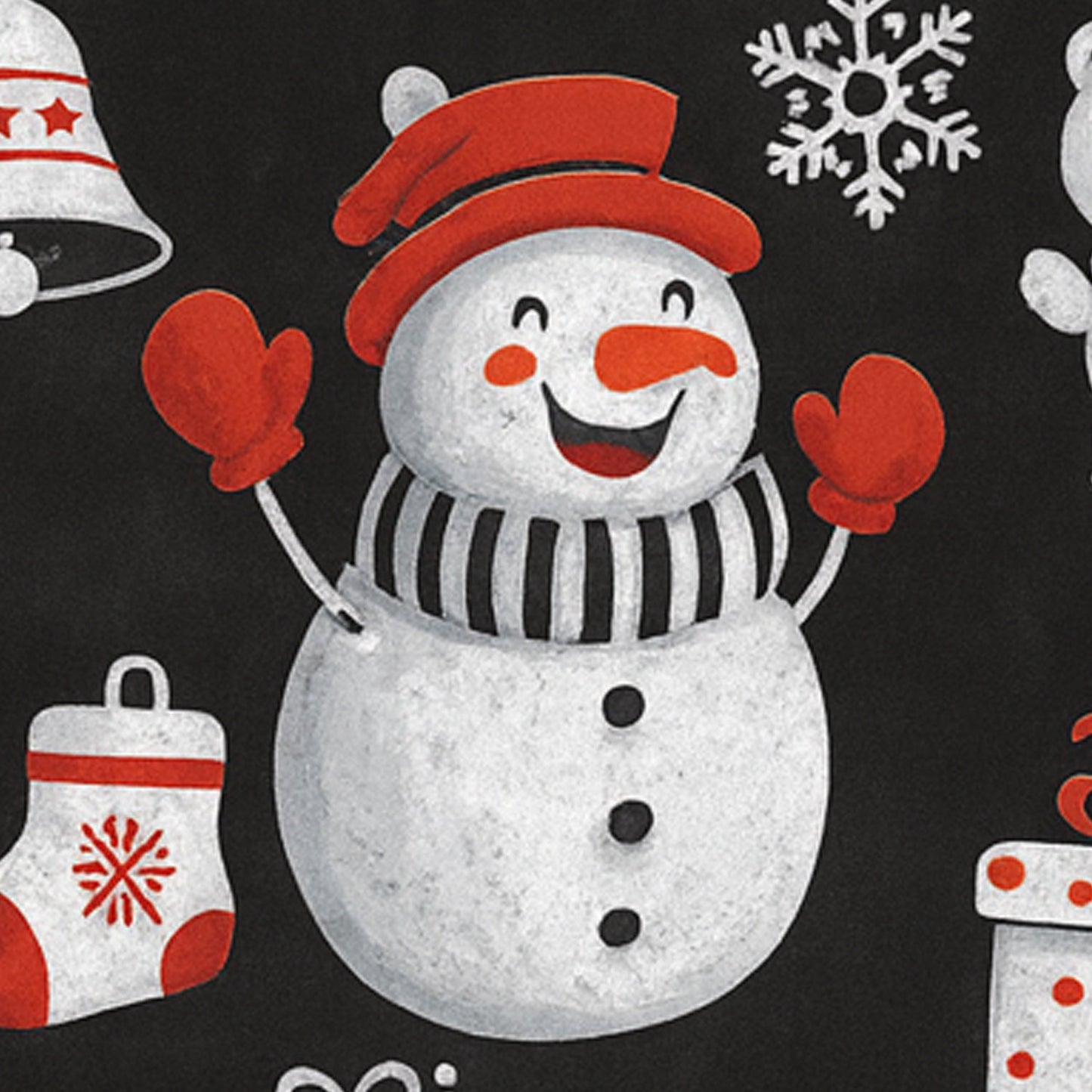 Christmas Theme Decorative Wall Sticker 90x60 cm ���