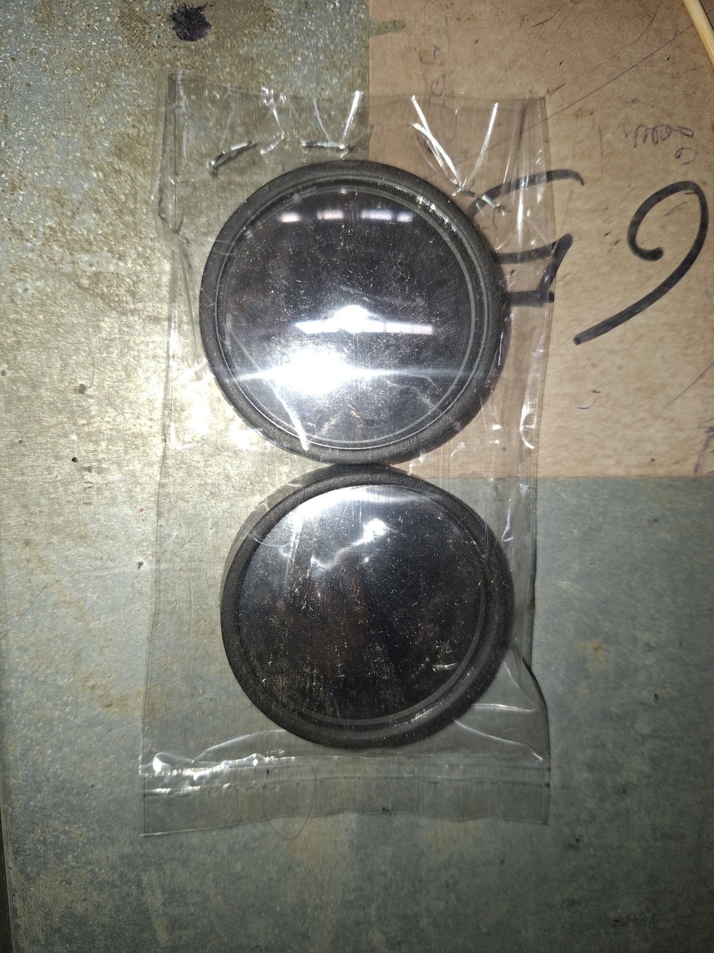 Car Blind Spot Mirror ��� HD Glass, Convex & Frameless (2 Pc