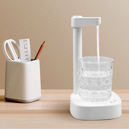 USB Charging Desktop Water Dispenser ��� Smart One Button Operation, Portable Water Pump for Home &