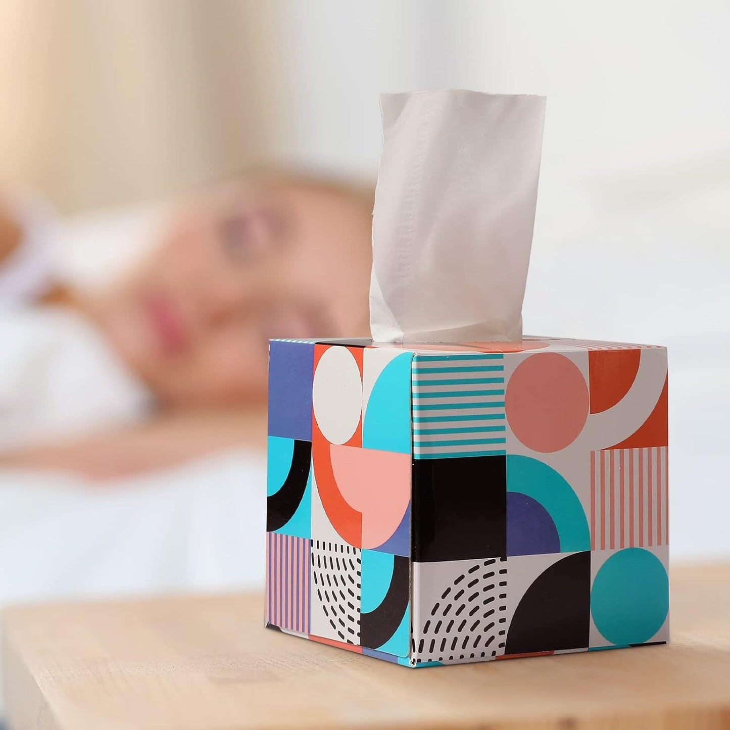 Tissues Cube Box ��� Stylish and Practical Tissue Holder for Home & Office (50 Pcs Set A