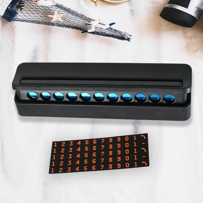 Temporary Car Parking Mobile Number Display with Magnetic Numbers Stickers,Car Parking Magnetic Mobile/Telephone Number Plate (1Pc)�ï