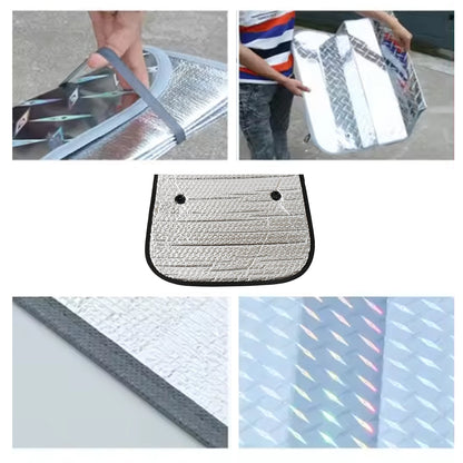 Car Windshield Sun Shade, Blocks UV Rays Sun Visor Protector, Keeps Your Vehicle Cool Sunshade for Cars, SUVs, Trucks, and Vans (80��35
