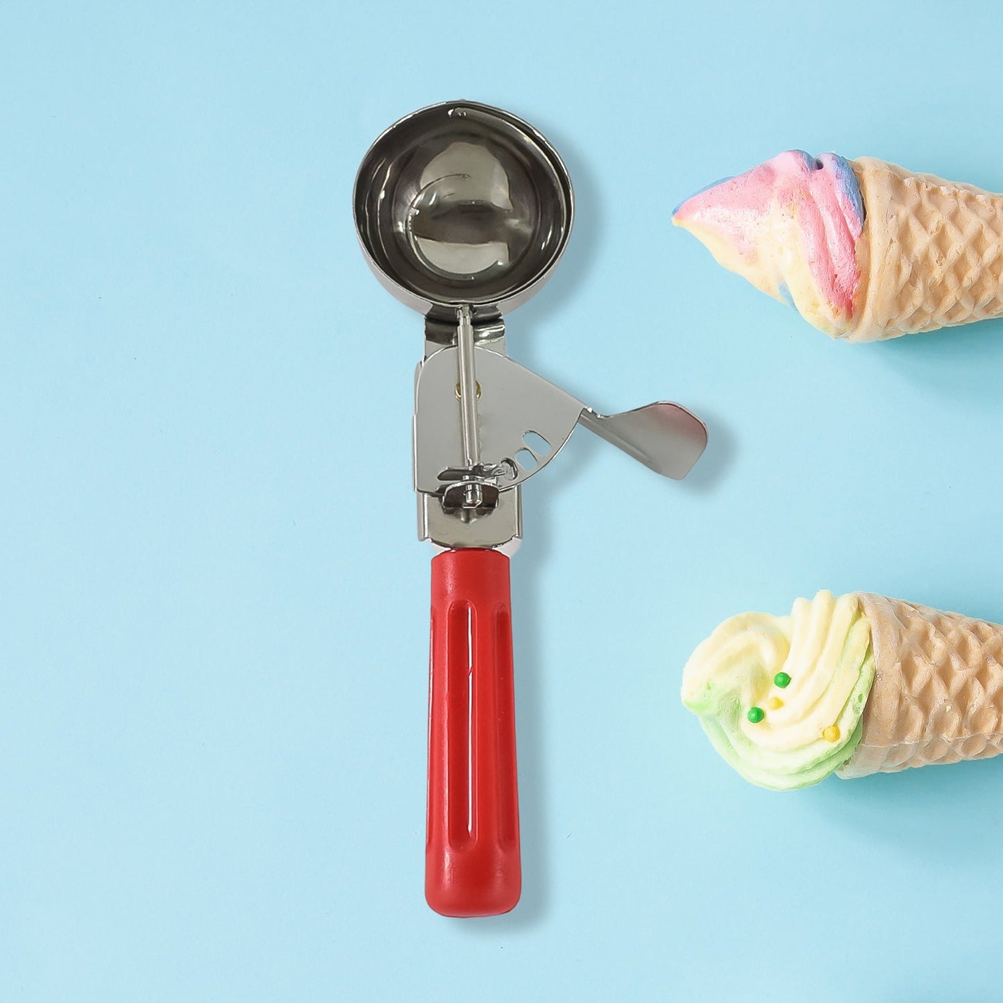 Apex Ice Cream Scoop ��� 70 ML Stainless Steel Head with Ergonomic Handle
