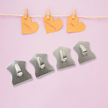 Self-Adhesive Stainless Hooks ��� Waterproof for Robes, Coats &