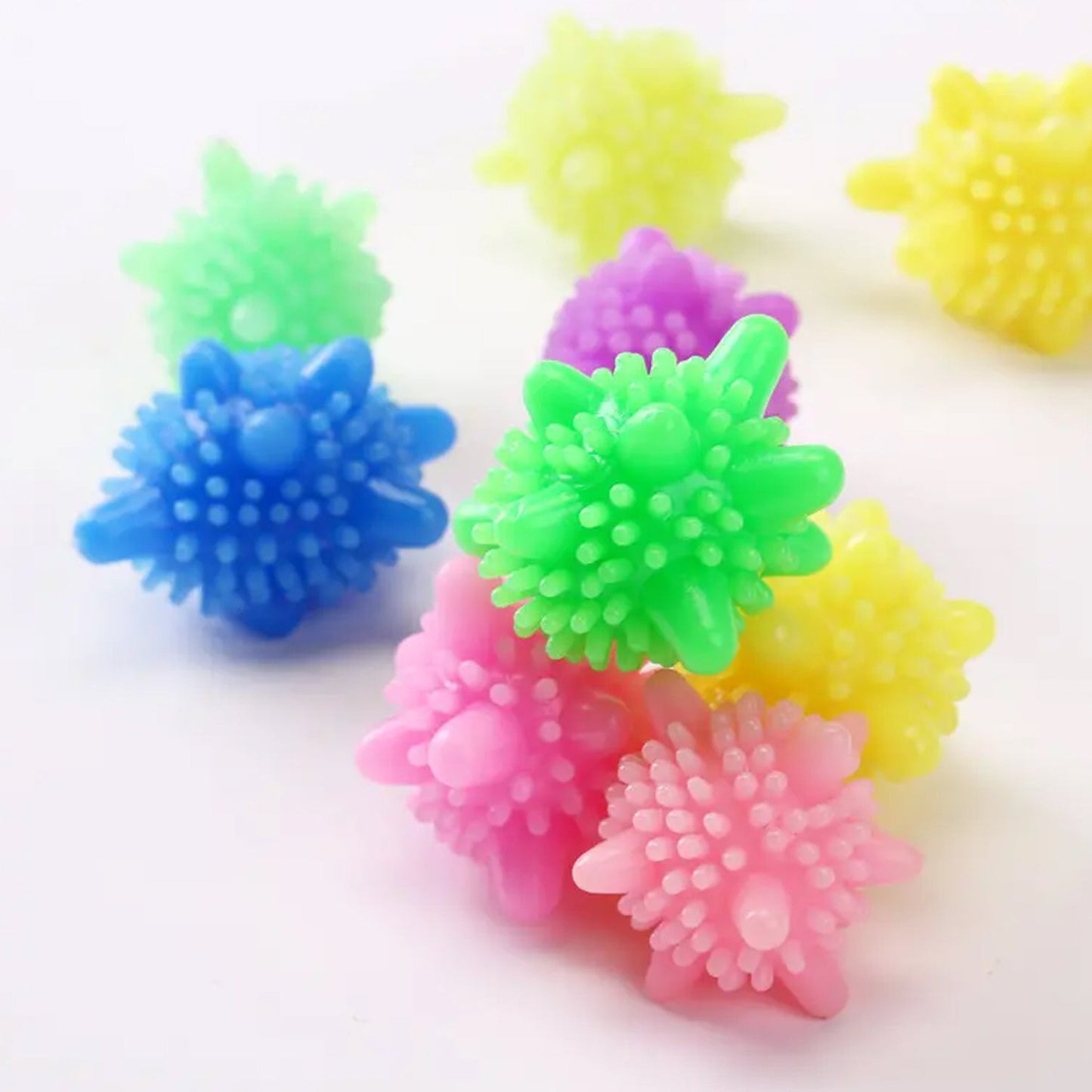 Soft Star Laundry Dryer Balls ��� 10-Piece Multi-Color Clothes So