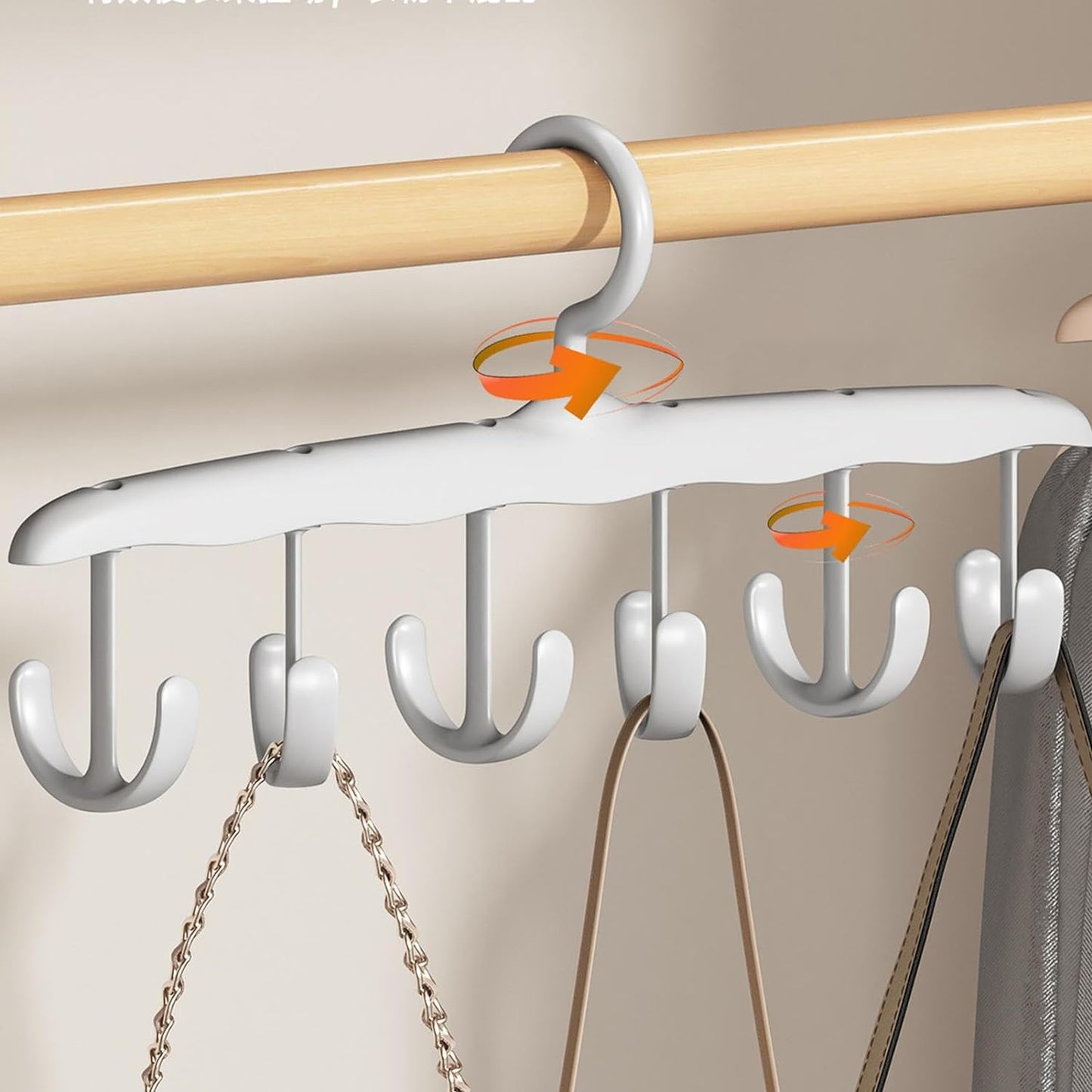 Rotatable Tank Top Hanger ��� Space Saving Closet Organizer for Dorms & Apartments (12