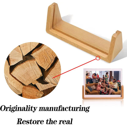 ýýWooden Picture Stand, Photo Frame Stand (1 Pc)