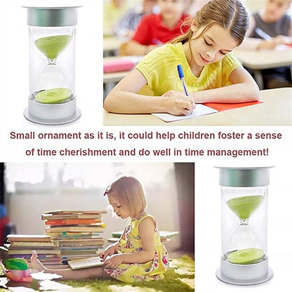 45-Minute Green Sand Timer ��� Hourglass Time Management Tool for Classroom & Games (Color :