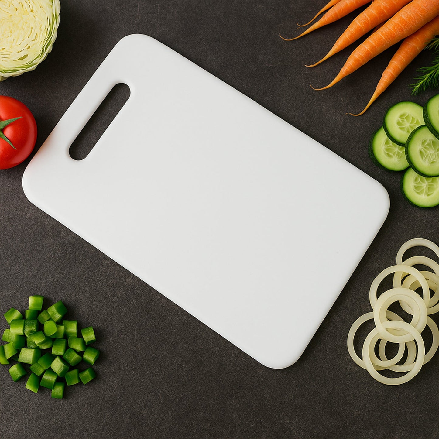 Apex Medium Plastic Chopping Board (36��23 Cm / 1