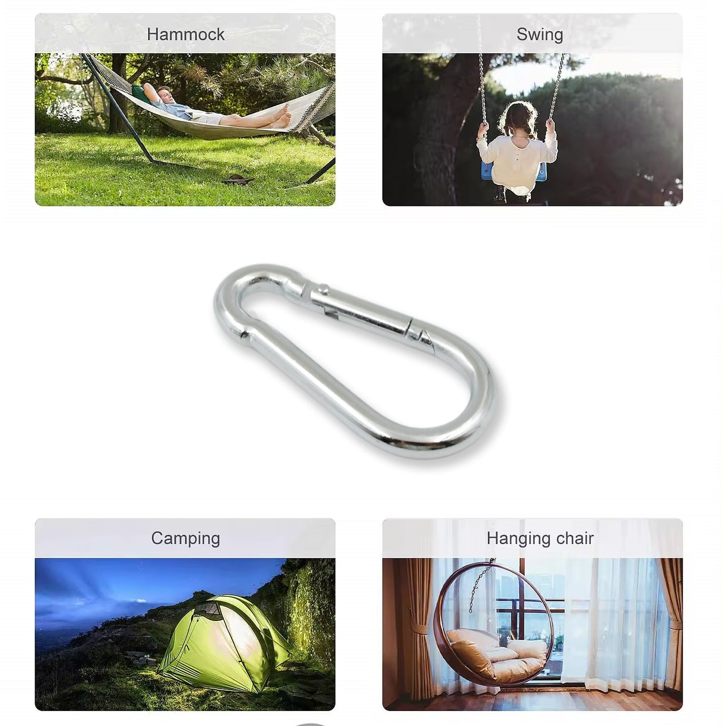 Stainless Steel Snap Hook (8��80 MM / 1