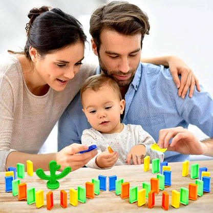 Transparent Funny Train Engine Block Set ��� 60-Piece Music & Lights (Batteries Not Inc
