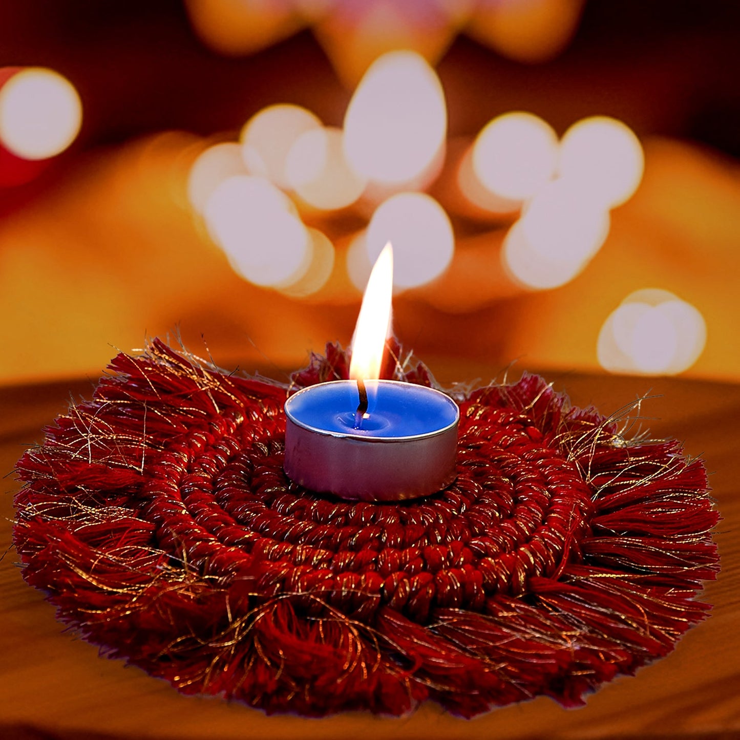 Tealight Diwali Candle ��� Smokeless, Long-Burning, Mix Color, Diwali (1 Pc / Mix