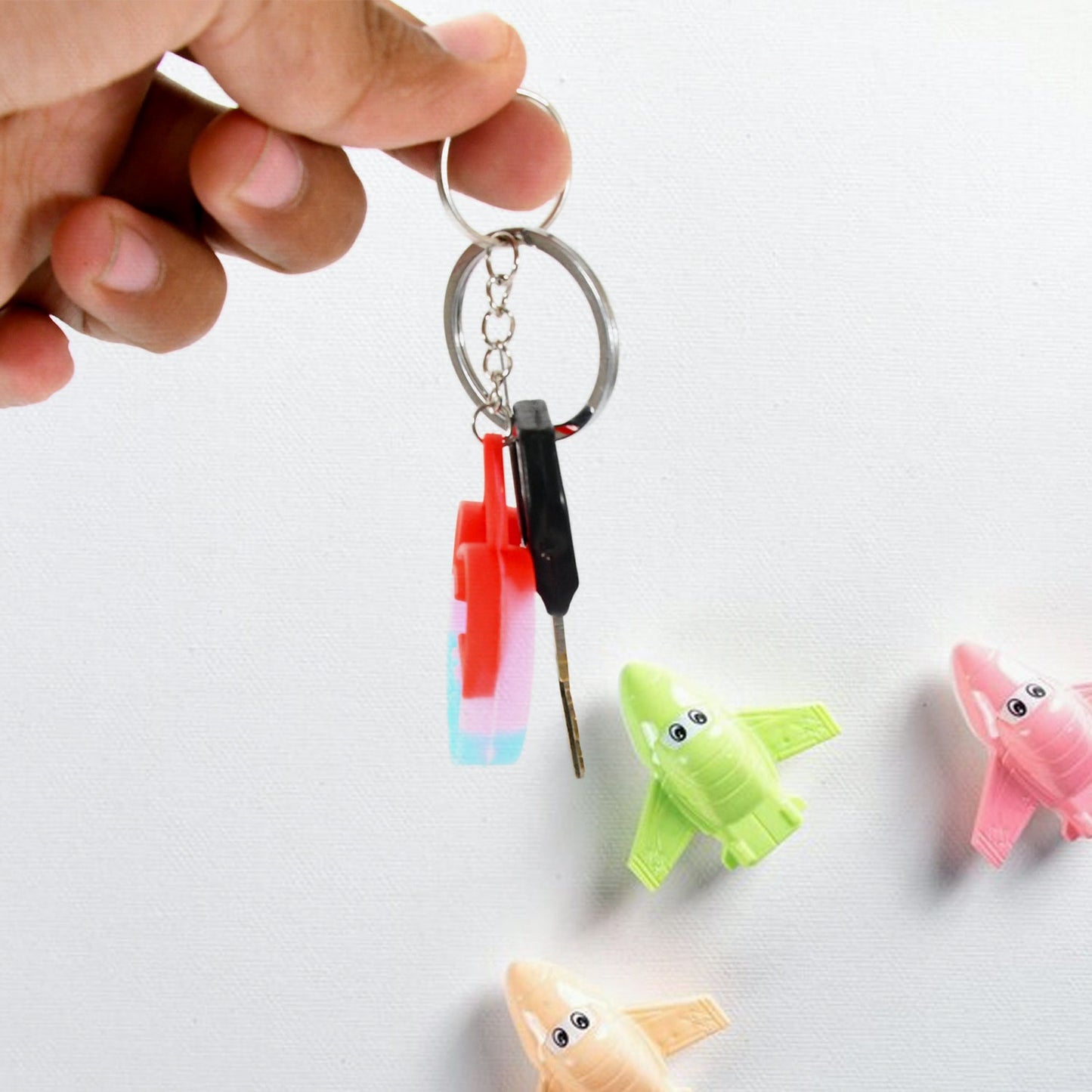 Compact Pop It Keychain ��� Fun Stress Relief Fidget Toy (1 Pc | Mix D