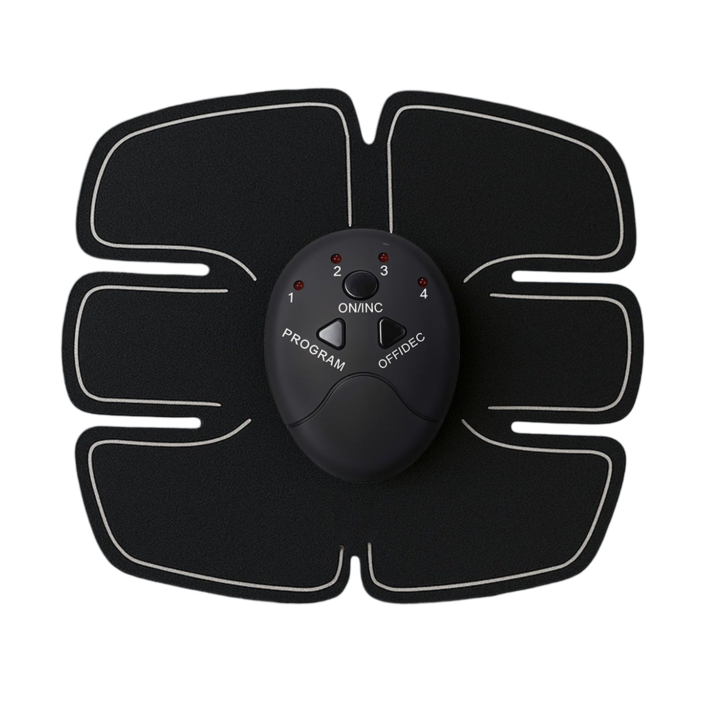 Wireless 6-Pack Abs Stimulator ��� Rechargeable Vibrating Muscle Exerciser & Body Massager for Abdominal Tr