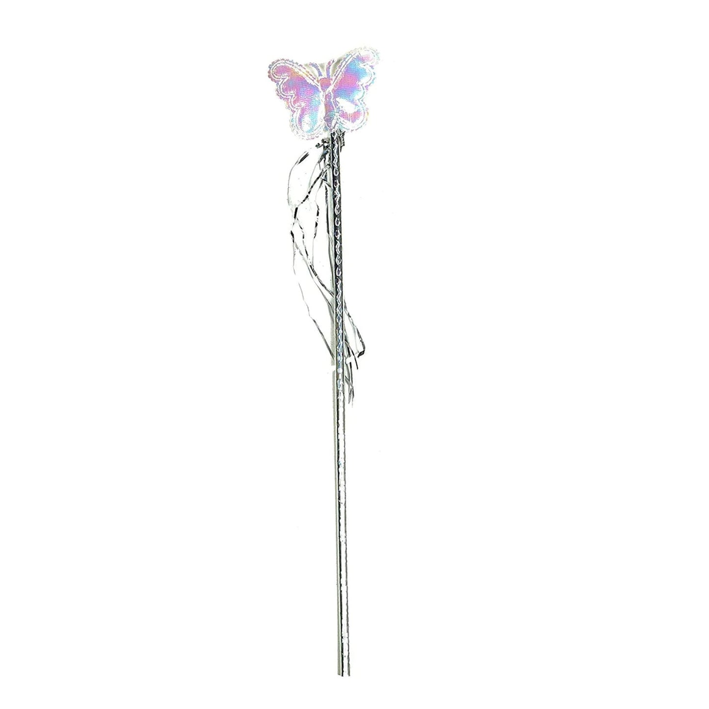 Baby girl���s colorful fairy wings costume with wand, multi