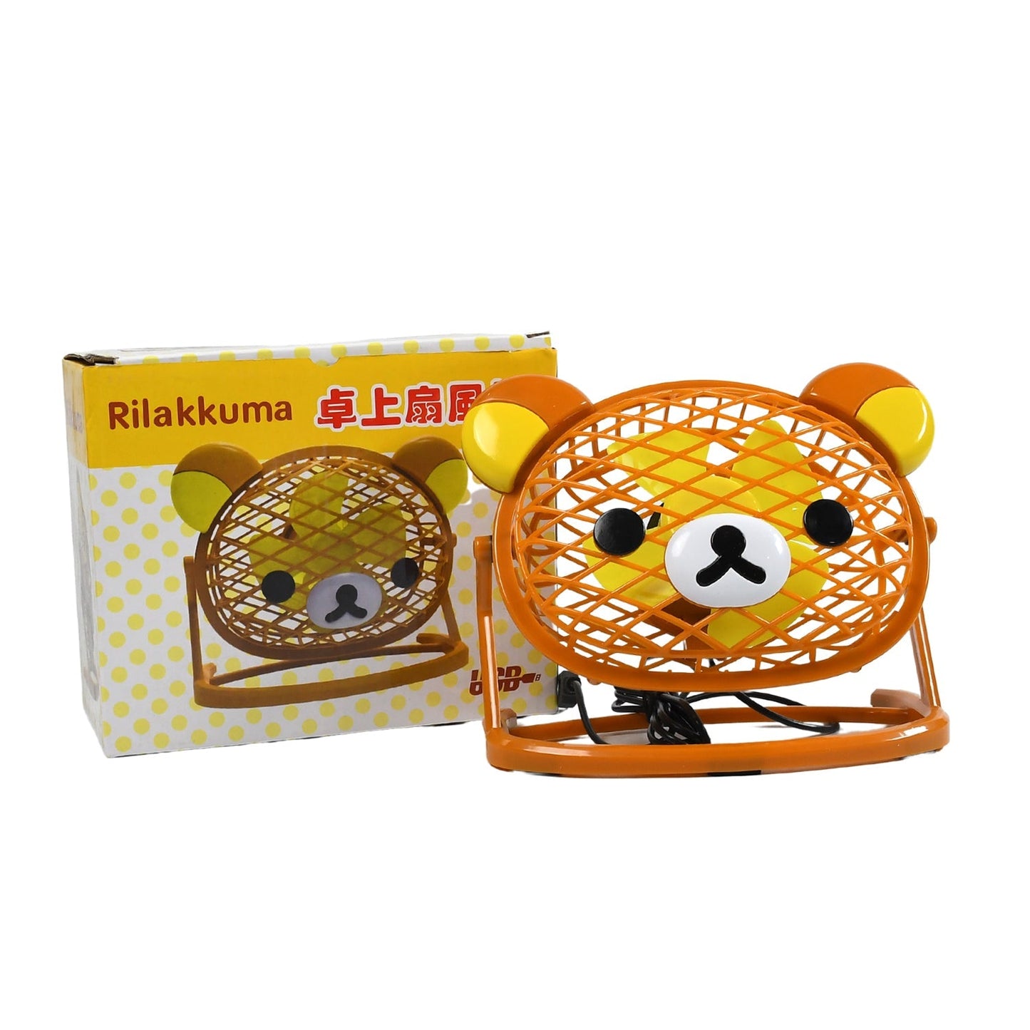 Stylish & Silent: Teddy Bear USB Fan for Any Space ��� Adjustable Co