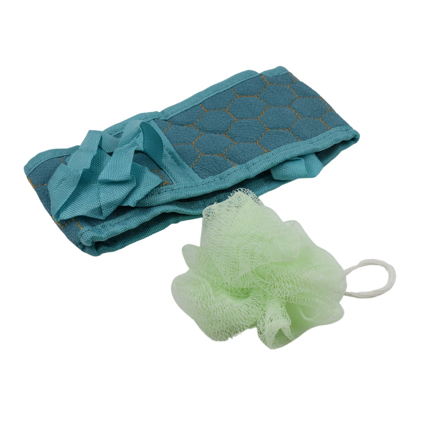 Bath Shower Scrubber Set ��� Dual-Sided Loofah Sponge & Bath Brush for Deep Clean (
