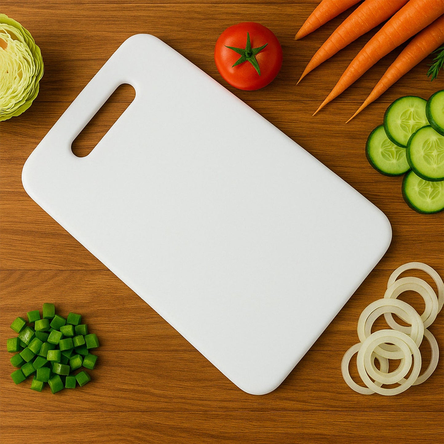 Apex Medium Plastic Chopping Board (36��23 Cm / 1