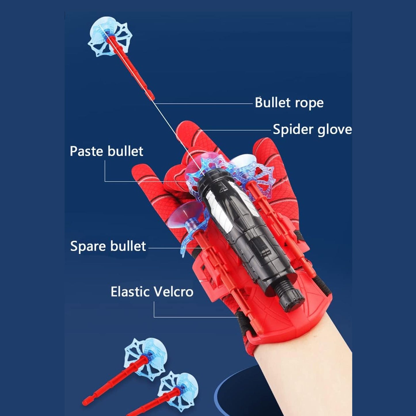 Web Shooter Toy ��� Superhero Wrist Launcher for Kids Role-Pl