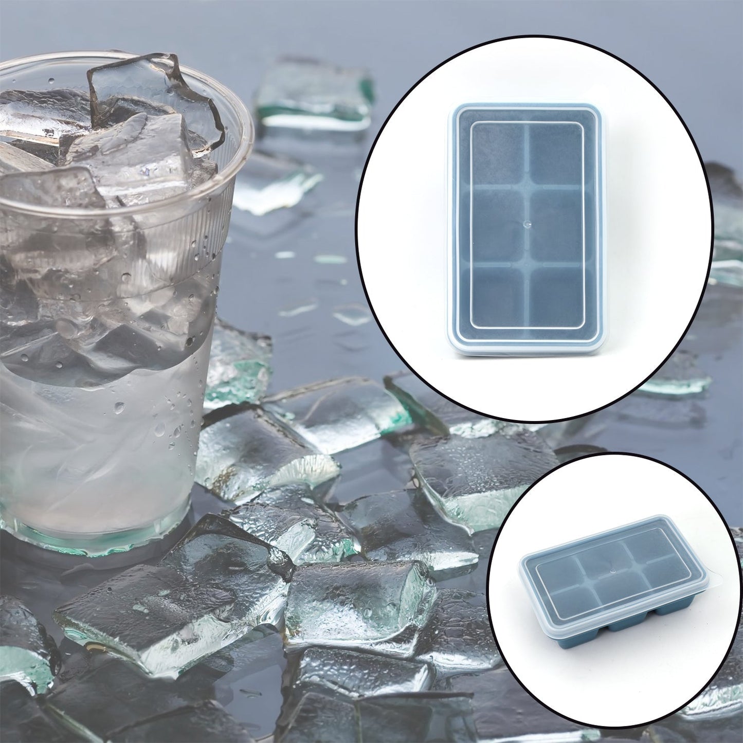 6-Grid Silicone Ice Tray ��� Ideal for Household Ice