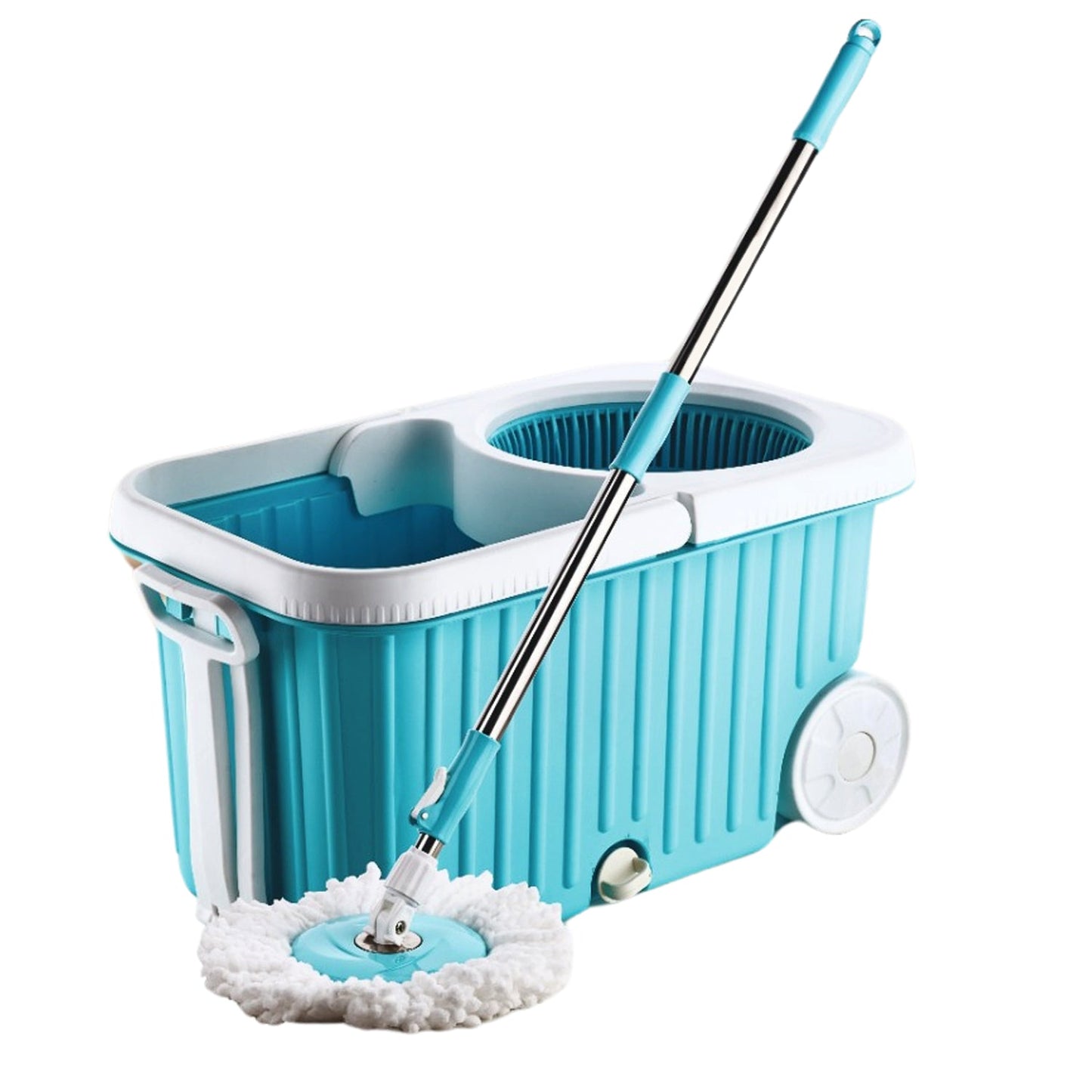 Apex Magic 360�� Spin Mop Cleaning System with Stainless Steel Spi