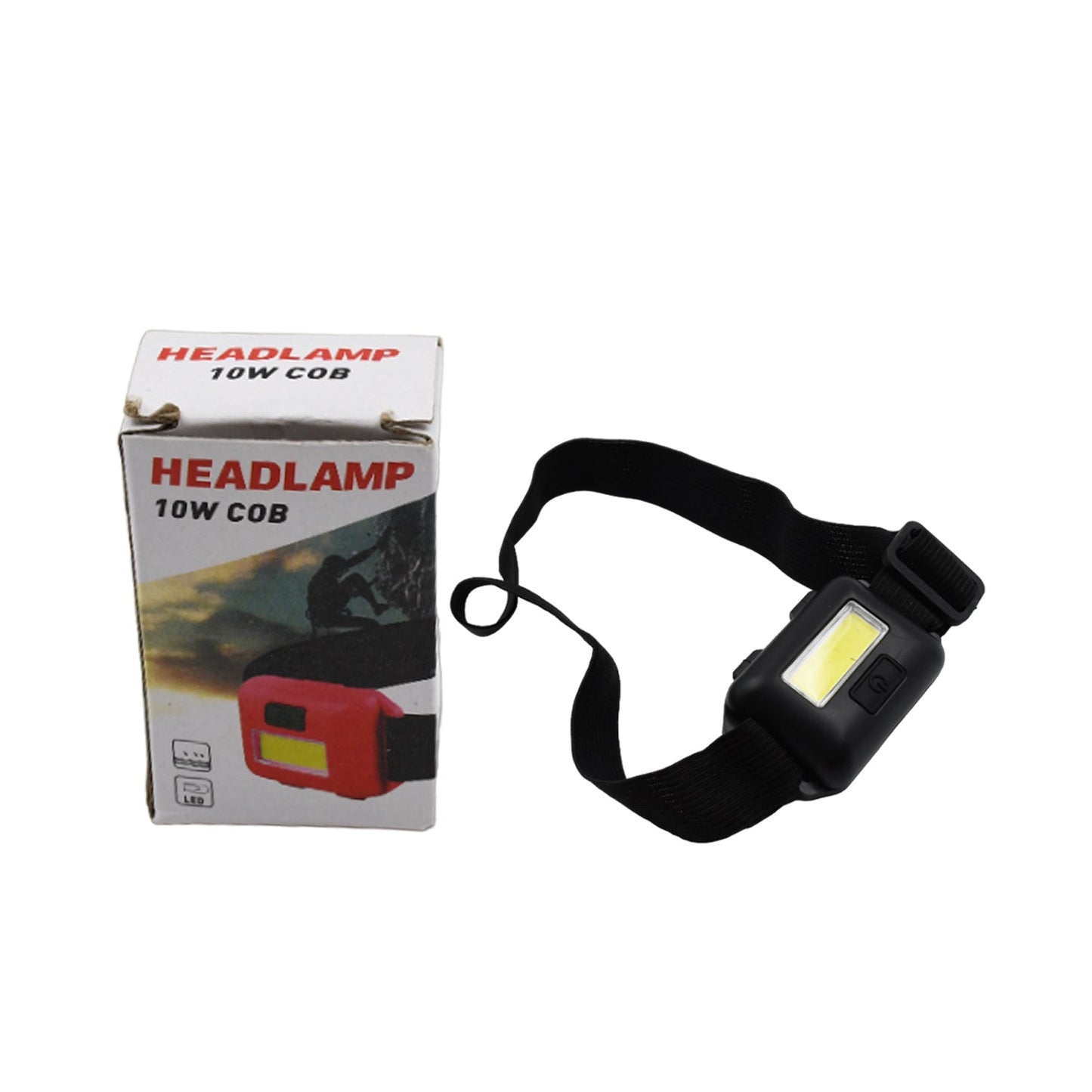 10W COB Waterproof Headlamp ��� Portable Lantern for Camping, Hiking, Cycling & Hunting
