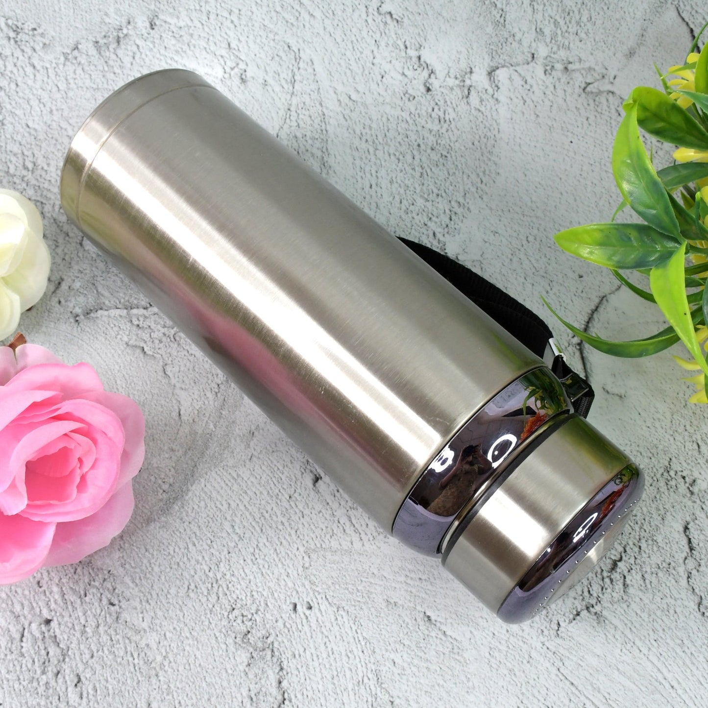 800ml Stainless Steel Water Bottle ��� Leak-Proof Thermos Flask for Travel, Gym, Office, Home Use