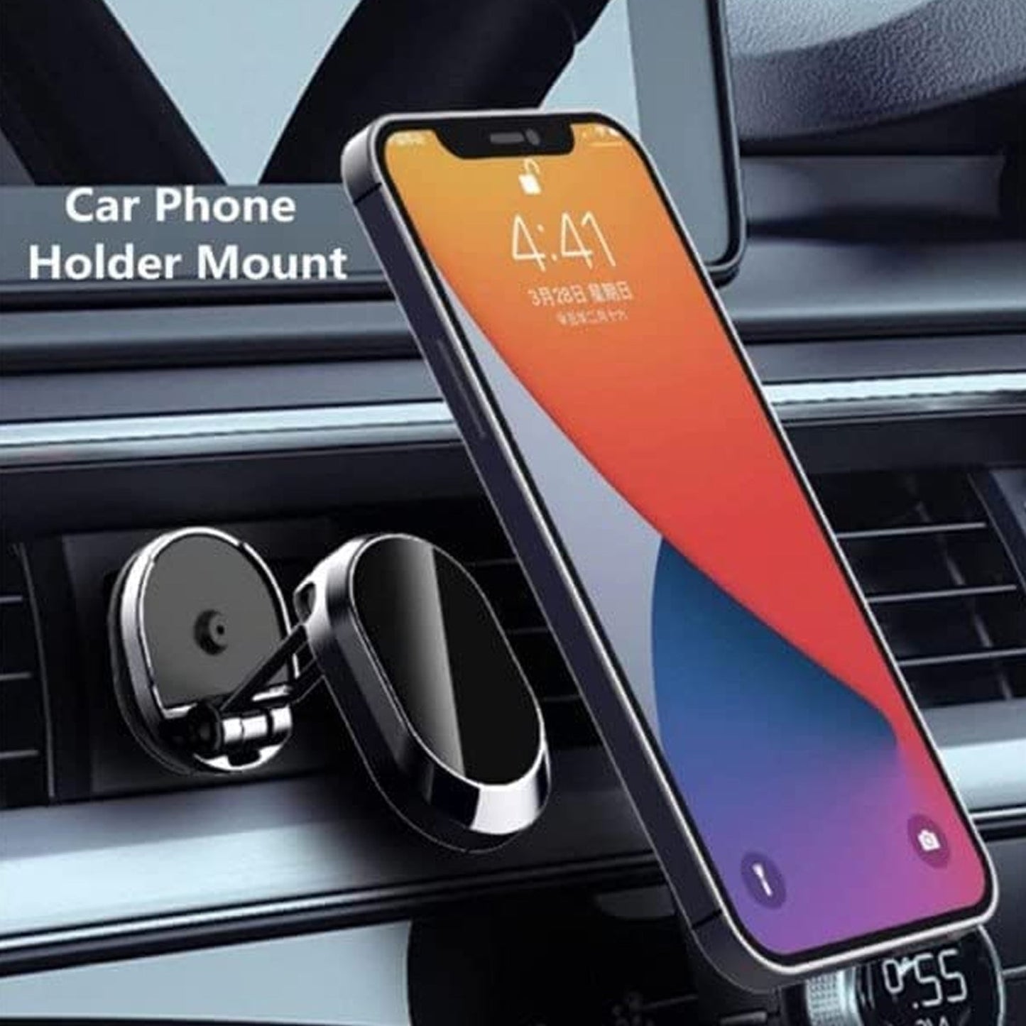 360�� Rotating Magnetic Car Phone Ho