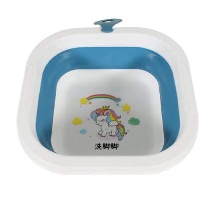 Space-Saving Foldable Baby Wash Basin, Lightweight & Easy to Clean for Home (28��28