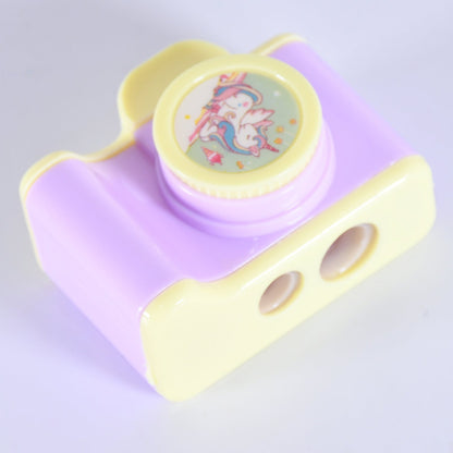 Camera Shape Pencil Sharpener ��� Stylish & Lightweight Manual Sharpener for Kids & Office Use