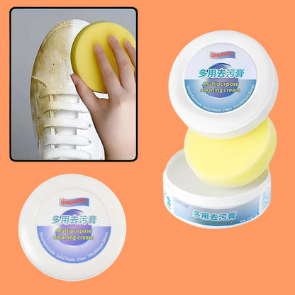 Shoe Cleaning Cream ��� Stain Remover for Sneakers, White Rubber Sole & Polish