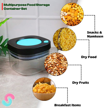 Supermom Airtight Kitchen Storage Containers ��� (2 Pc Set / 5