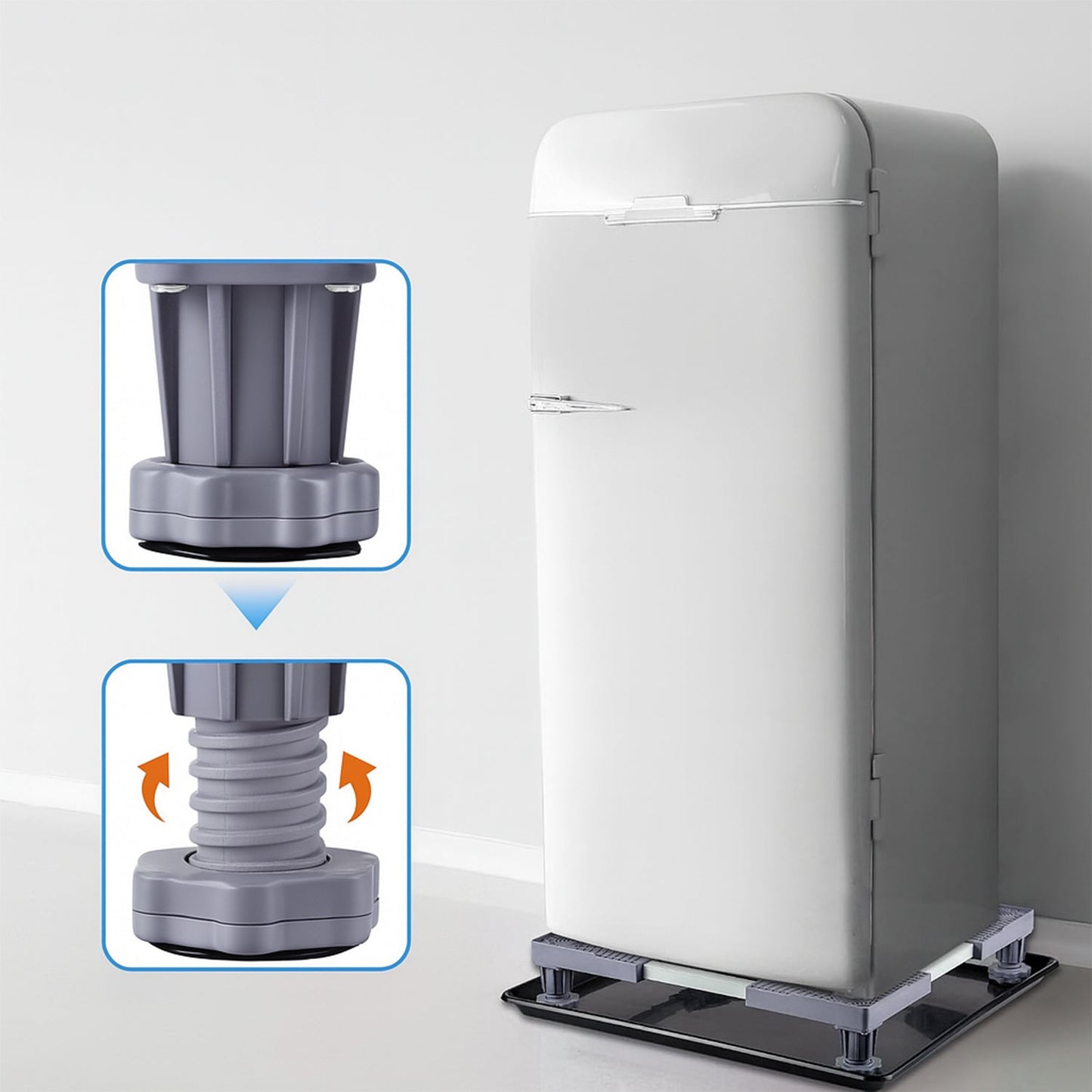 Adjustable Washing Machine Stand (1 Pc / 67��67 Cm Long Adj