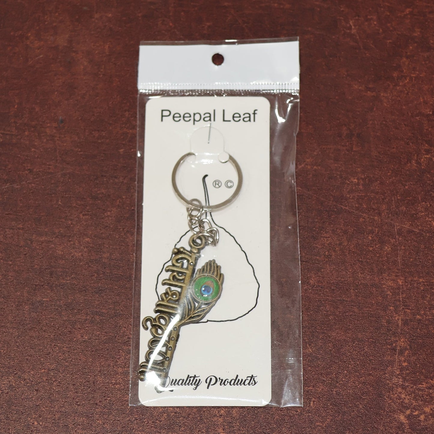 ýýýJai Shree Krishnaýýý Text Metal Keychain (1 Pc)