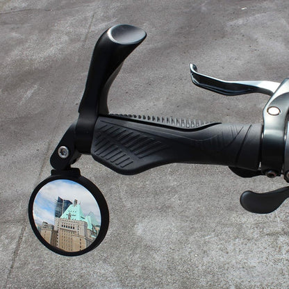 Bar End Bike Mirror: 360�� Rotatable & Foldable (1