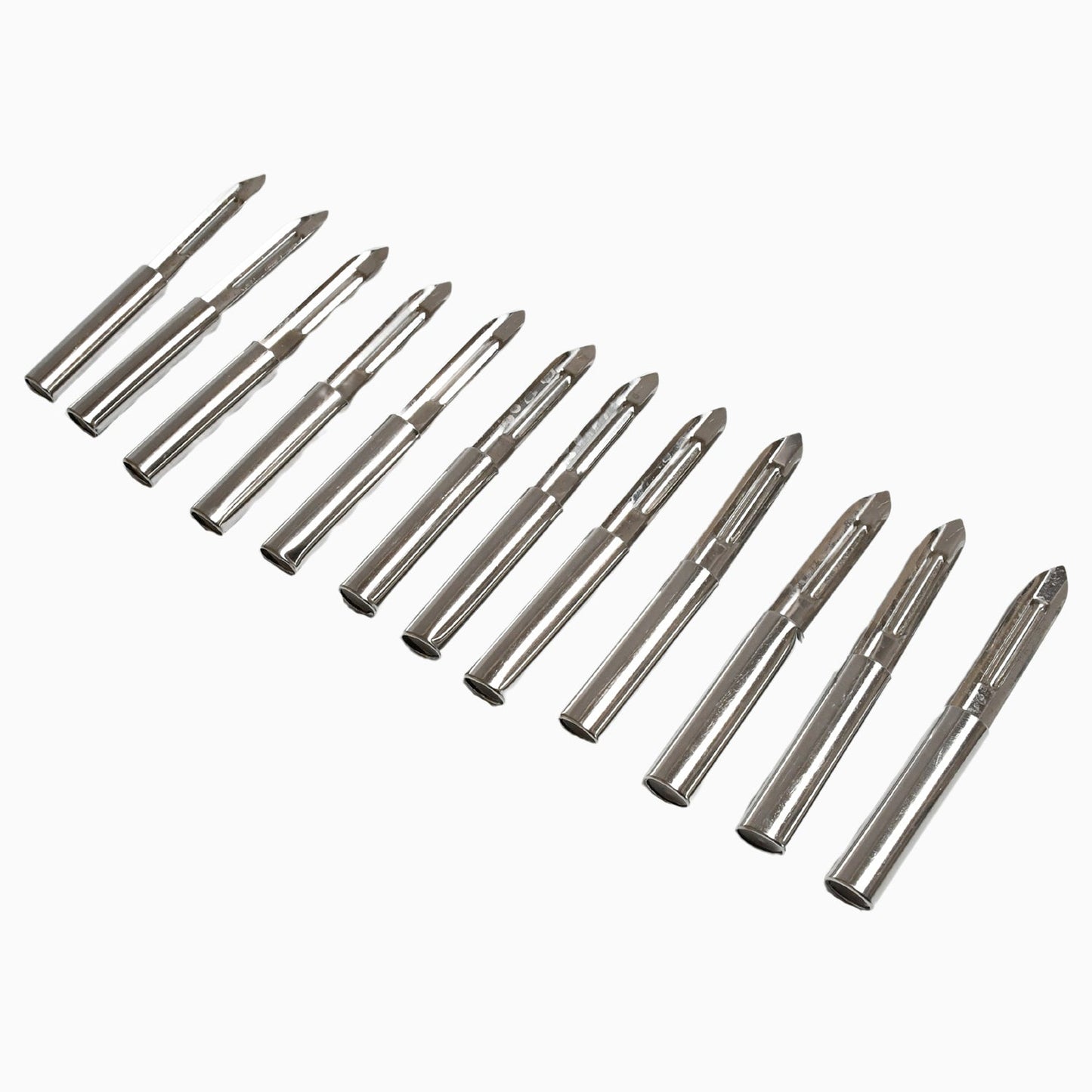 Stainless Steel Peeler Set ��� Multi-Purpose Handle for Peeling & Shredding (12 Pc