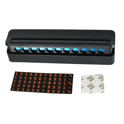 Temporary Car Parking Mobile Number Display with Magnetic Numbers Stickers,Car Parking Magnetic Mobile/Telephone Number Plate (1Pc)�ï
