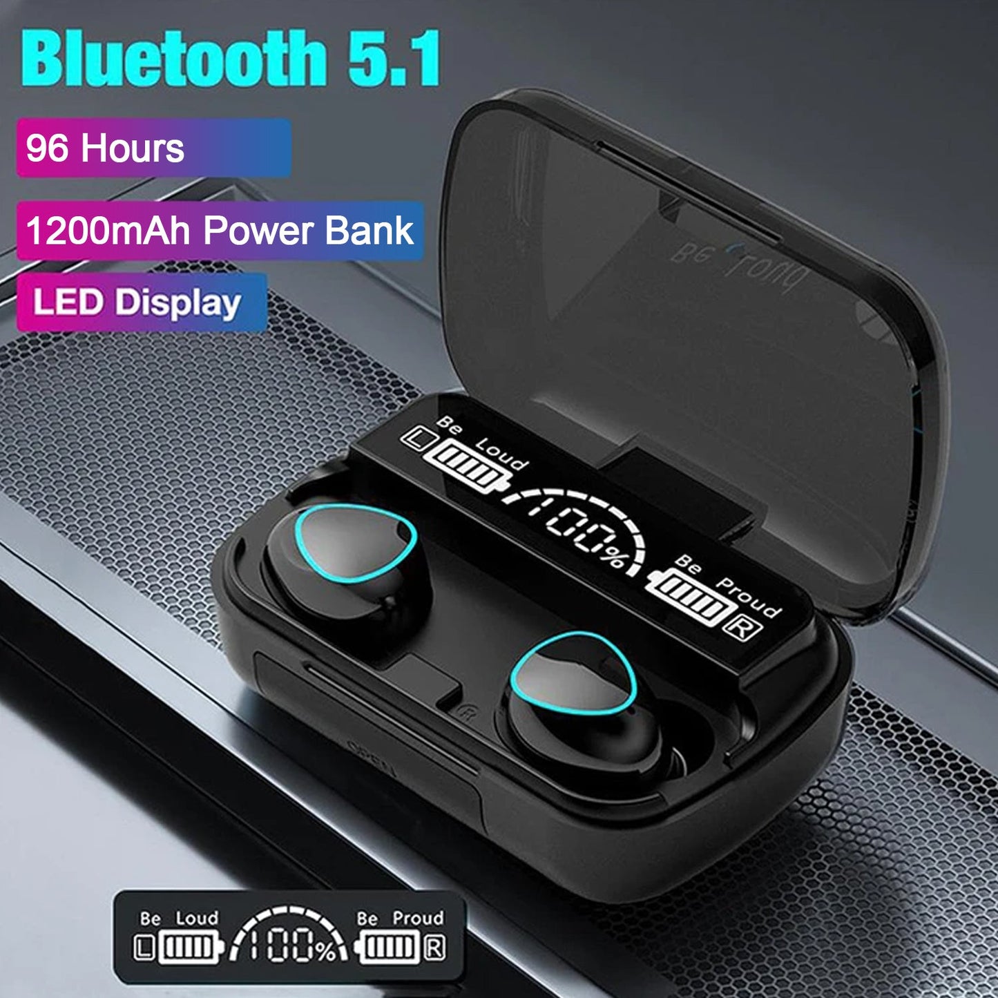 Wireless Bluetooth 5.0 In-Ear Earbuds ��� Mini Stereo wi