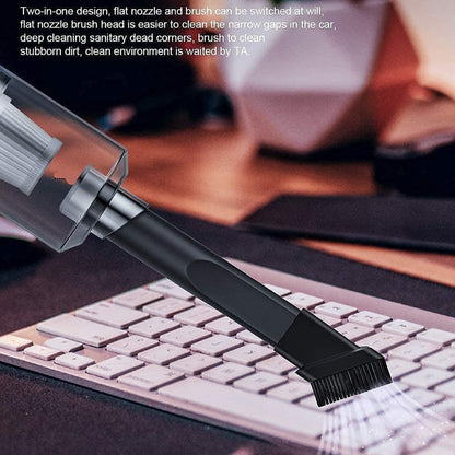 2 in 1 Wireless Vacuum Cleaner ��� 120W Handheld USB Rechargeable for Home & Car