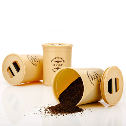 Airtight Containers ��� For Tea, Coffee, Sugar & More (3 Pc