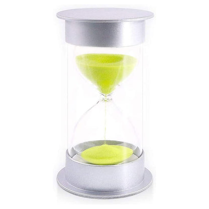 45-Minute Green Sand Timer ��� Hourglass Time Management Tool for Classroom & Games (Color :