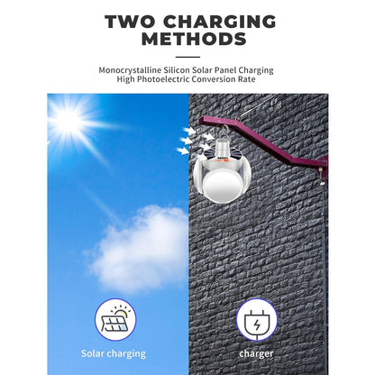Solar Multi-Functional Emergency LED Light ��� USB Rechargeable, 5 Modes, Foldable, SOS & IP65 Wate