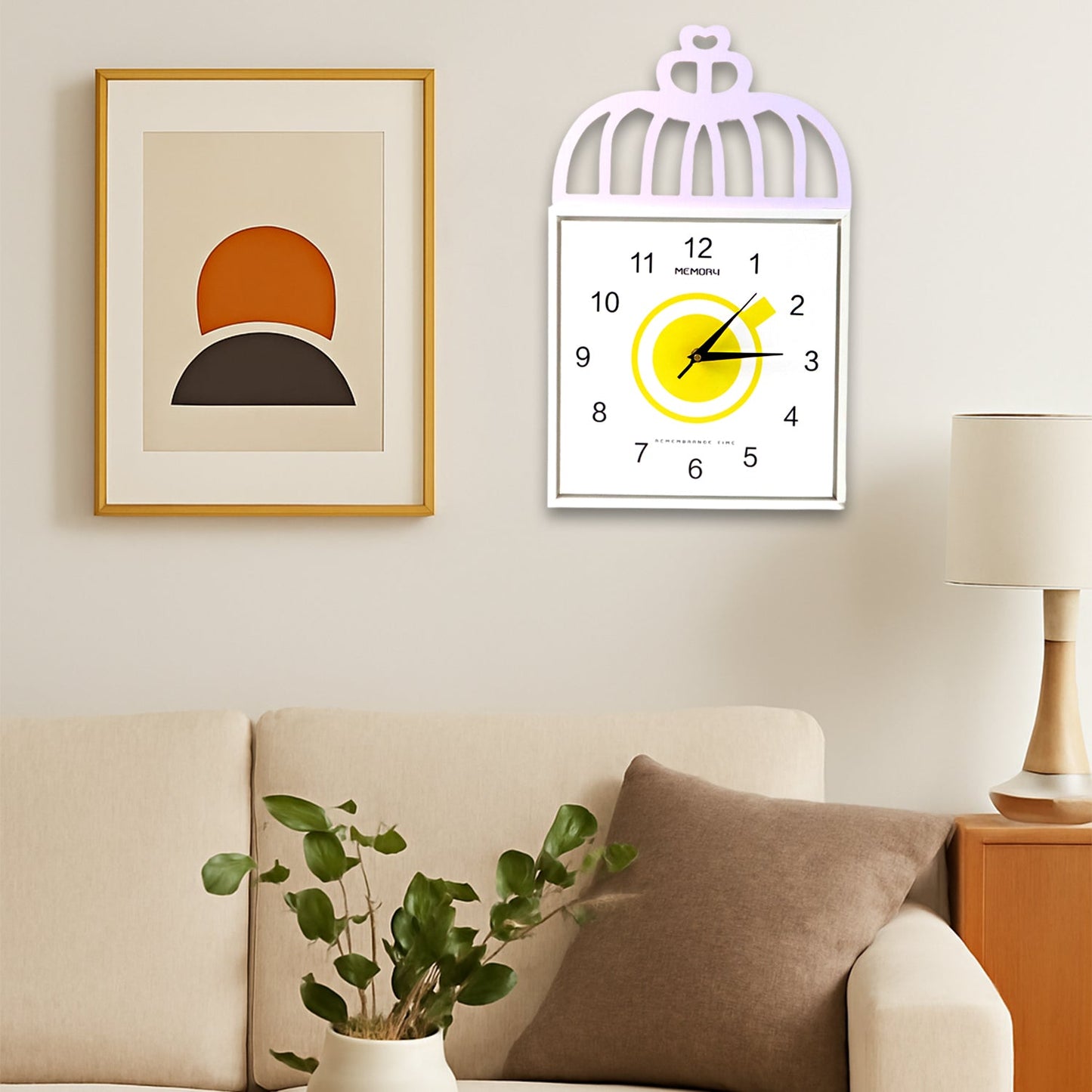Decorative Square Wall Clock Battery Operated ��ï¿