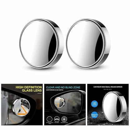 360�� Adjustable Blind Spot Mirror for Car Side Rearview (2
