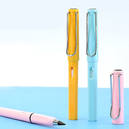 2-in-1 Everlasting Magic Pencil with Replaceable Eraser ��� Inkless, Reusable, Portable (1 Pc / Mix