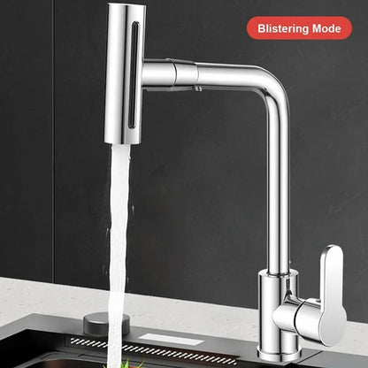 360�� Rotating Waterfall Kitchen Faucet ��� Touch & Swivel Sink Extender