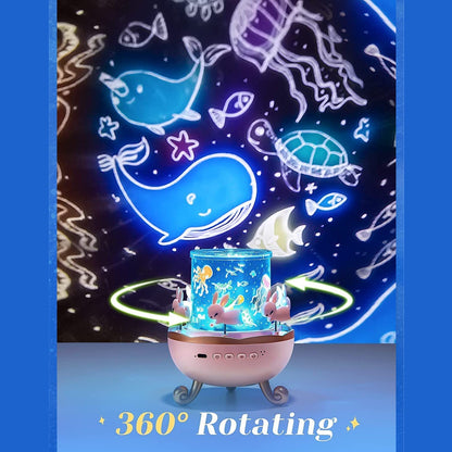Bunny���s Carousel Rotating LED Night
