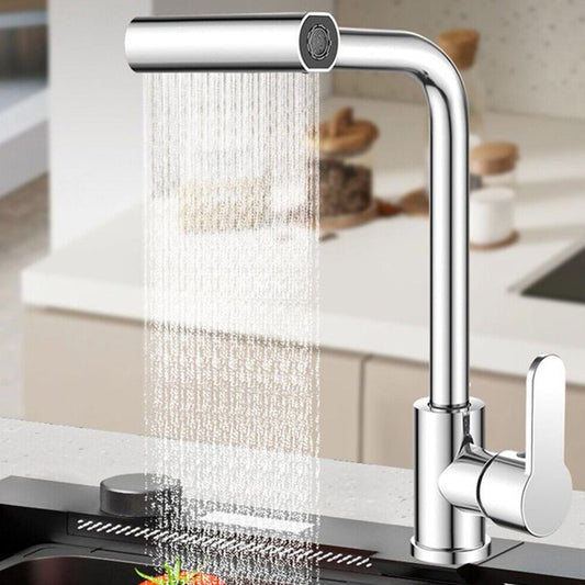 360�� Rotating Waterfall Kitchen Faucet ��� Touch & Swivel Sink Extender