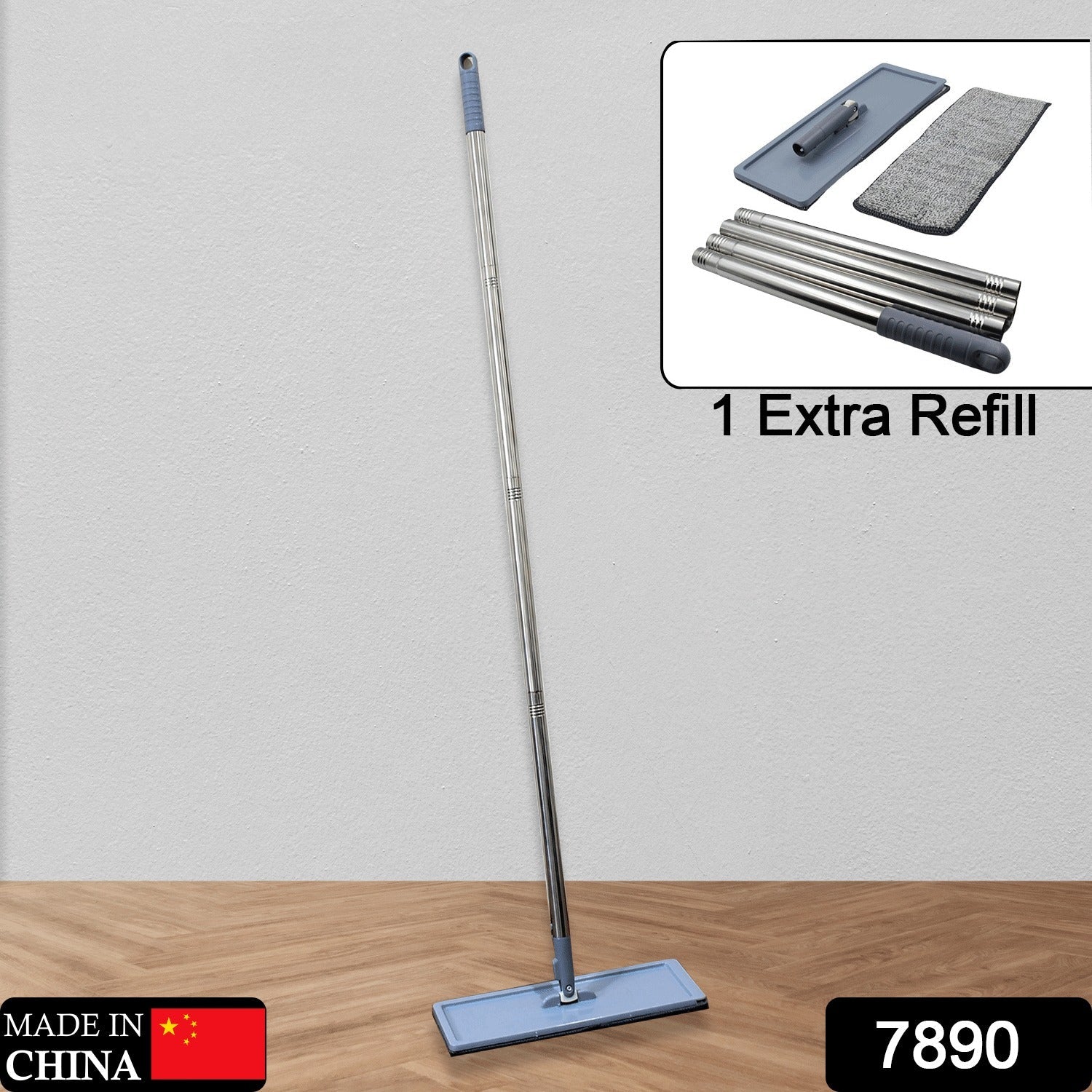 360�� rotating mop for easy floor clea